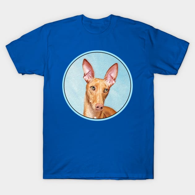 Pharaoh Hound Painting - Cute Original Dog Art T-Shirt by Alpen Designs